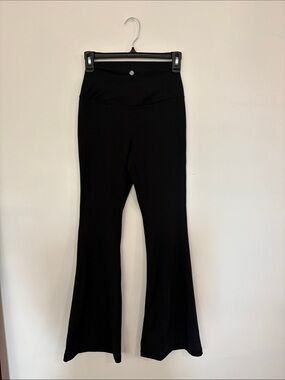Yogalicious Black Flared Yoga Pants